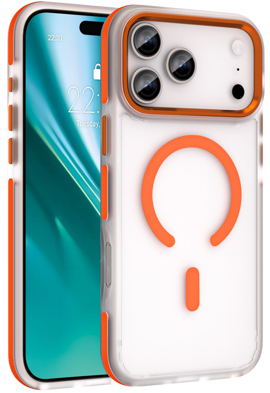 Калъф MagSafe за Apple iPhone 18 Pro / 17 Pro, Etteri, Icy Mag, Оранжев