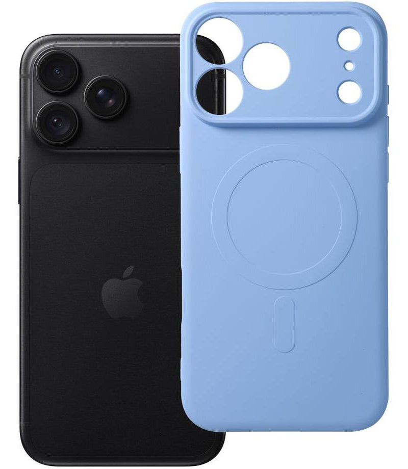 Калъф MagSafe за Apple iPhone 18 Pro Max / 17 Pro Max, OEM, Silicone Mag, синьо