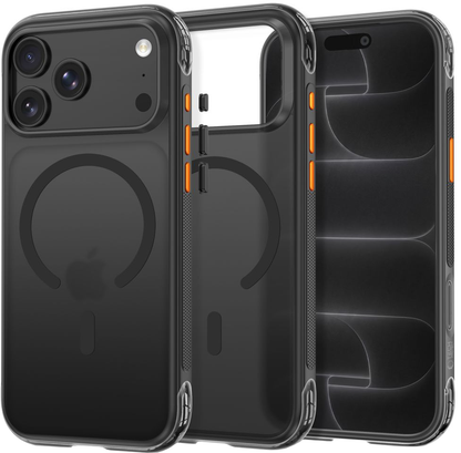 Калъф MagSafe за Apple iPhone 18 Pro Max / 17 Pro Max, Tech-Protect, MagAir CC, матов черен
