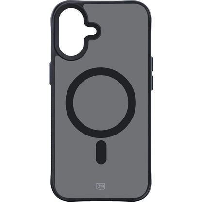 Калъф MagSafe за Apple iPhone 16, 3MK, Smoke MagCase, Черен