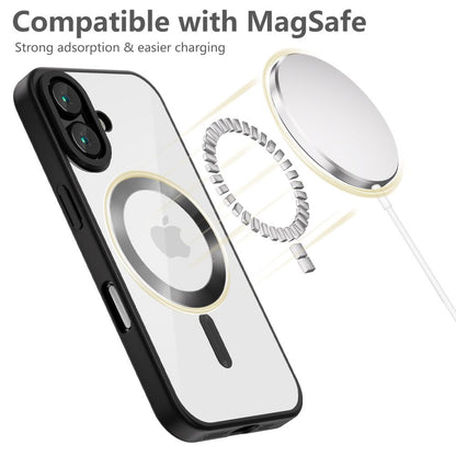 Калъф MagSafe за Apple iPhone 16, Tech-Protect, Magflex Satin, черен 