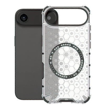 Калъф MagSafe за Apple iPhone 17 Air, Techsuit, HoneyComb Shield, Бял