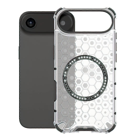 Калъф MagSafe за Apple iPhone 17 Air, Techsuit, HoneyComb Shield, Бял