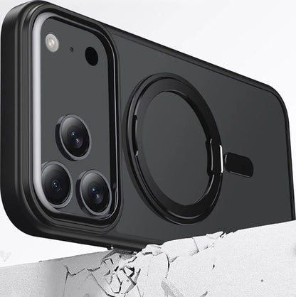 Калъф MagSafe за Apple iPhone 17 Pro Max, Tech-Protect, MagRing, Черен