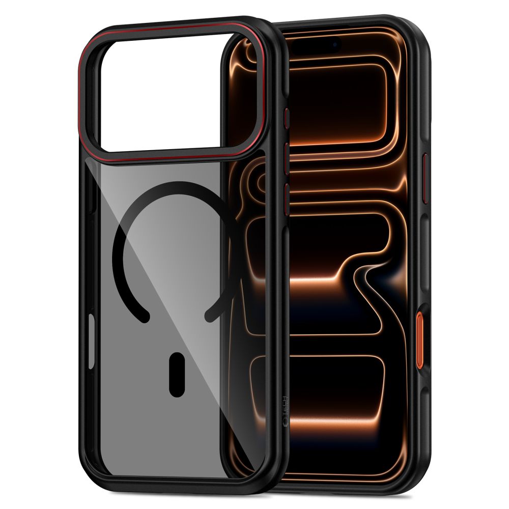 Калъф MagSafe за Apple iPhone 17 Pro, Tech-Protect, Maghybrid, Черен