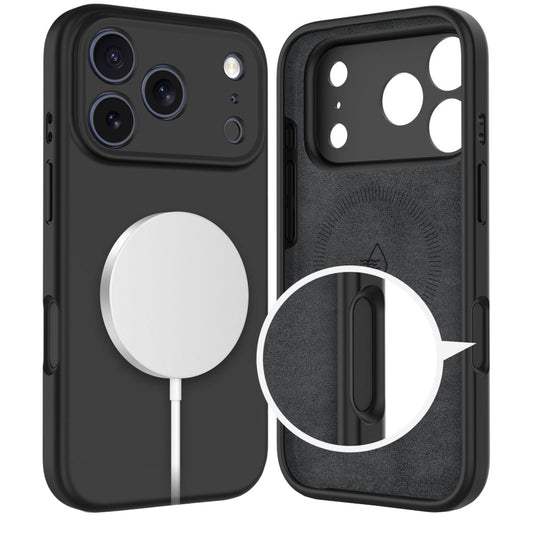 Калъф MagSafe за Apple iPhone 17 Pro, Tech-Protect, Силикон, Черен