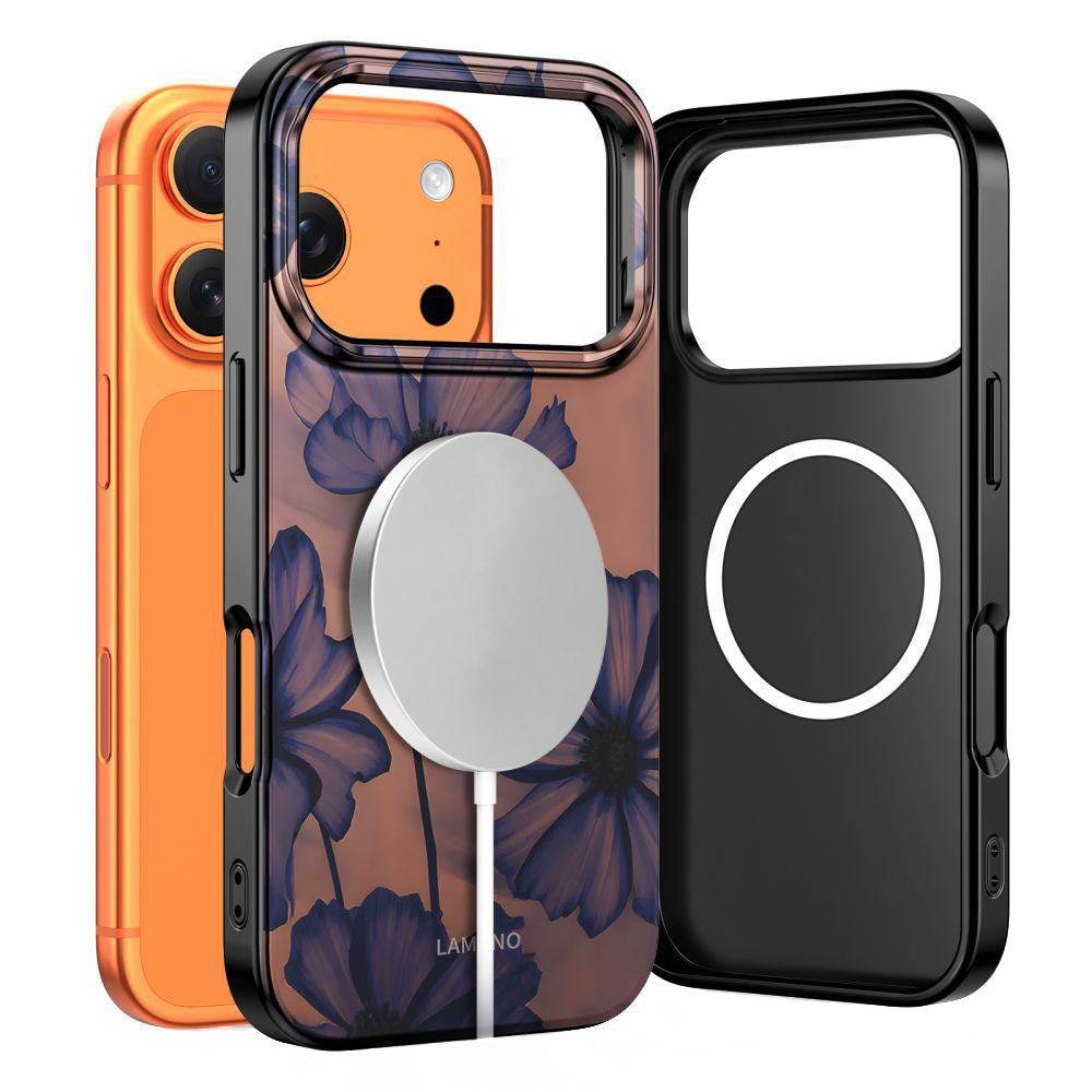 Калъф MagSafe за Apple iPhone 17 Pro Max, Tech-Protect, Lamano Velvet Night, Черен