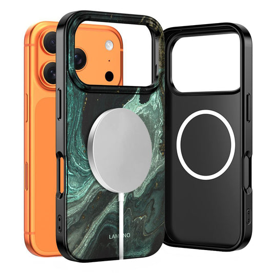 Калъф MagSafe за Apple iPhone 17 Pro Max, Tech-Protect, Lamano Aura, Зелен