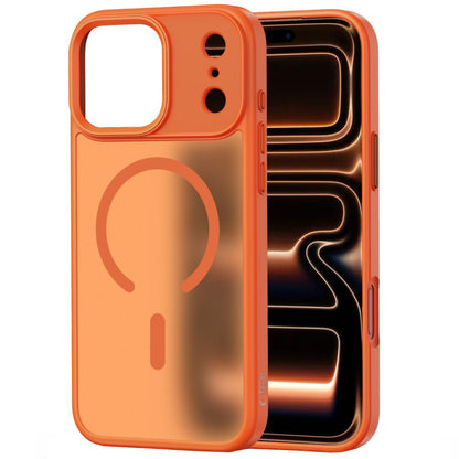 Калъф MagSafe за Apple iPhone 17 Pro Max, Tech-Protect, Magmat, Матово оранжев