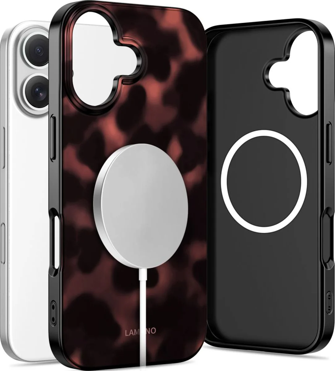 Калъф MagSafe за Apple iPhone 17, Tech-Protect, Lamano Panther, Черен