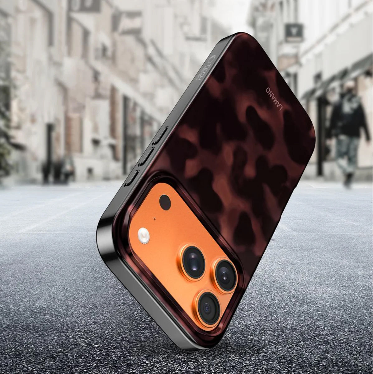 Калъф MagSafe за Apple iPhone 17 Pro, Tech-Protect, Lamano Panther, Черен