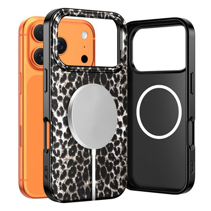 Калъф MagSafe за Apple iPhone 17 Pro Max, Tech-Protect, Lamano Leopard, Черен