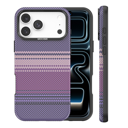 Калъф MagSafe за Apple iPhone 17 Pro Max, OEM, Gradient Rainbow, Лилав