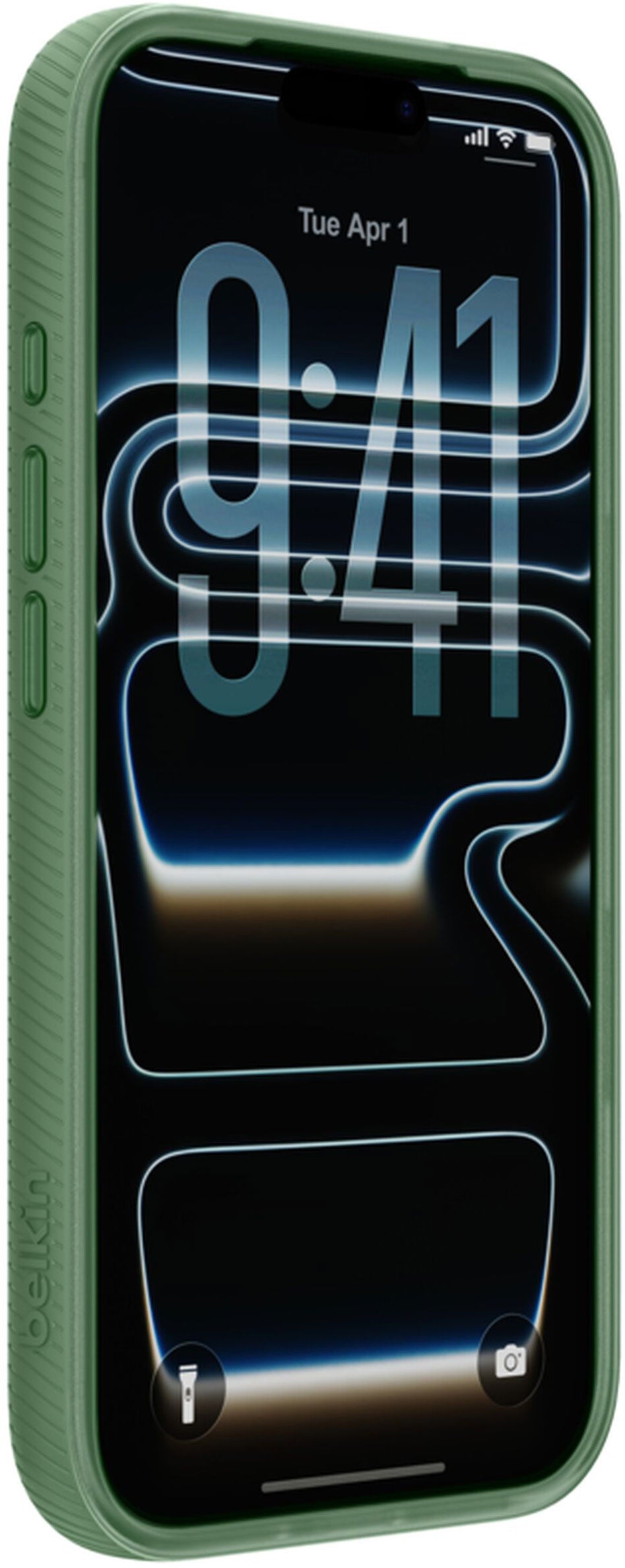 Калъф MagSafe за Apple iPhone 17 Pro Max, Belkin, SheerForce Grip, Зелен MSA036hqSE