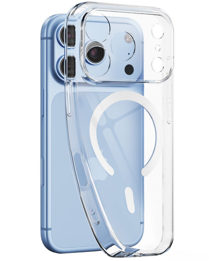 Калъф MagSafe за Apple iPhone 18 Pro / 17 Pro, Tech-Protect, Flexair, Прозрачен