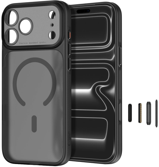 Калъф MagSafe за Apple iPhone 18 Pro Max / 17 Pro Max, Tech-Protect, MagPrime CC, Матиран Черен