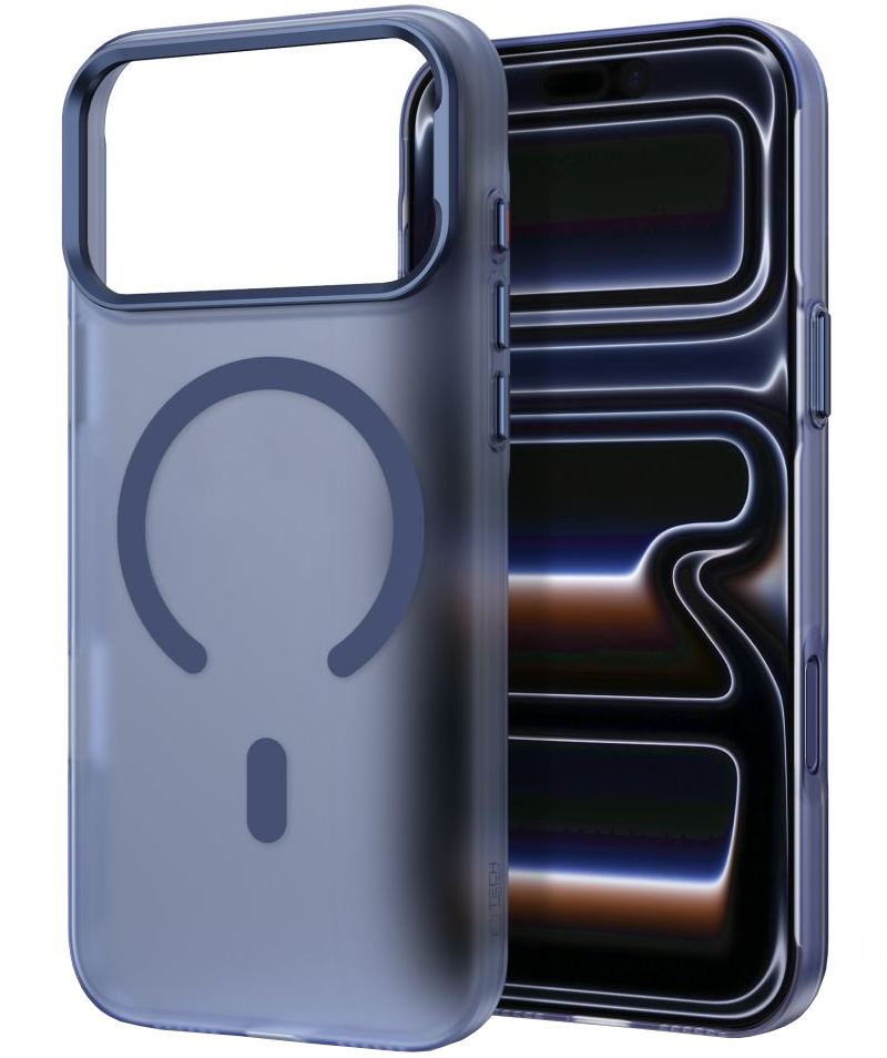 MagSafe калъф за Apple iPhone 18 Pro Max / 17 Pro Max, Tech-Protect, MagZero, Матово тъмносиньо