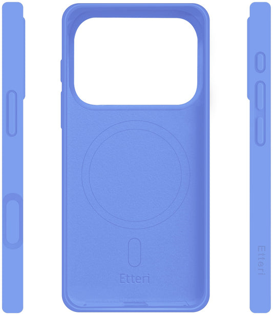 Калъф MagSafe за Apple iPhone 18 Pro Max / 17 Pro Max, Etteri, Silicone Mag, Син