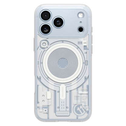Калъф MagSafe за Apple iPhone 18 Pro / 17 Pro, Spigen, C11 Ultra Hybrid MagFit Element, бял ACS12308
