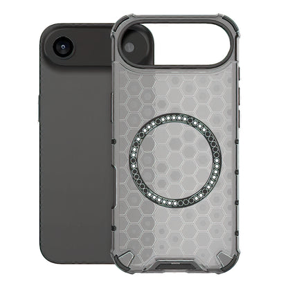 Калъф MagSafe за Apple iPhone 17 Air, Techsuit, HoneyComb Shield, Черен