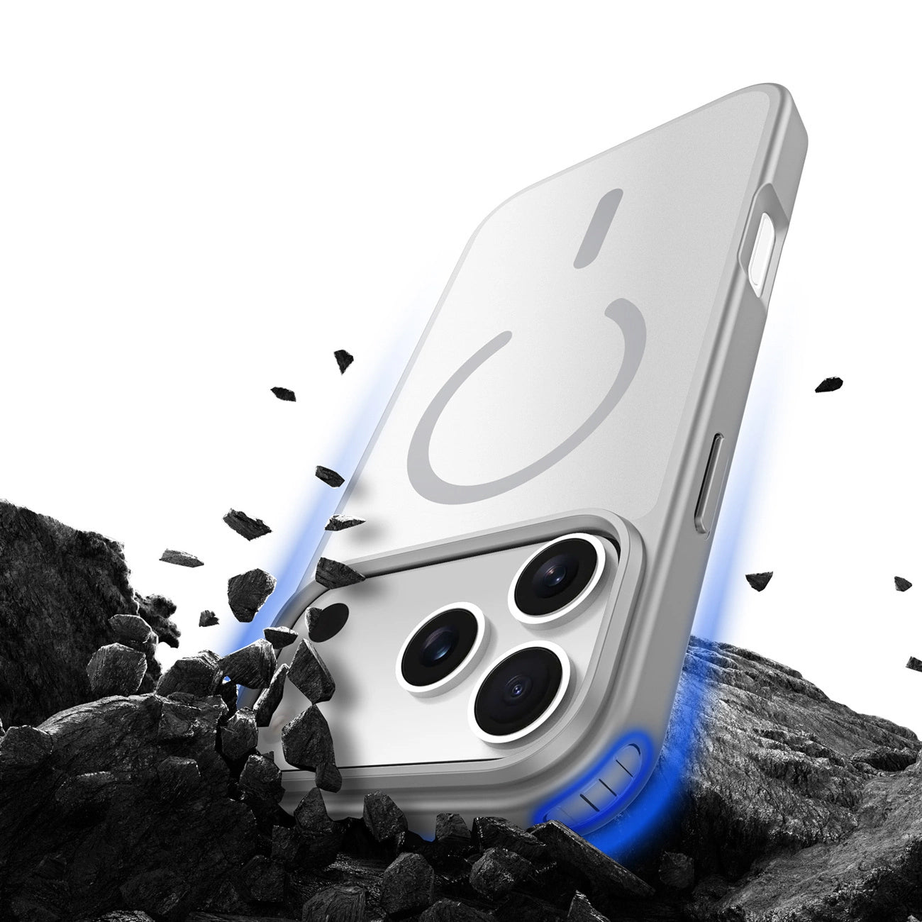 Калъф MagSafe за Apple iPhone 17 Pro, DUX DUCIS, Yind, Сив