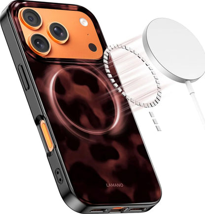 Калъф MagSafe за Apple iPhone 17 Pro, Tech-Protect, Lamano Panther, Черен