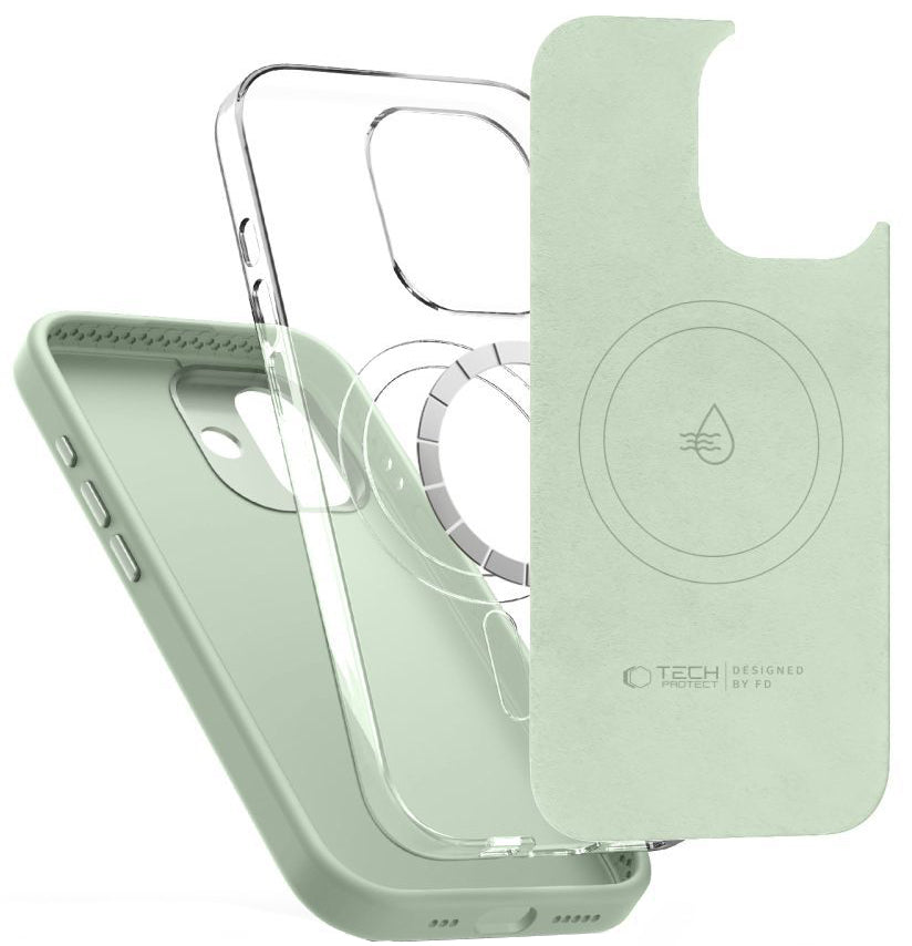 Калъф MagSafe за Apple iPhone 17, Tech-Protect, Uniq, Зелен