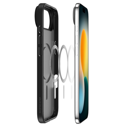 Калъф MagSafe за Apple iPhone 17 Air, DUX DUCIS, Yind, Черен