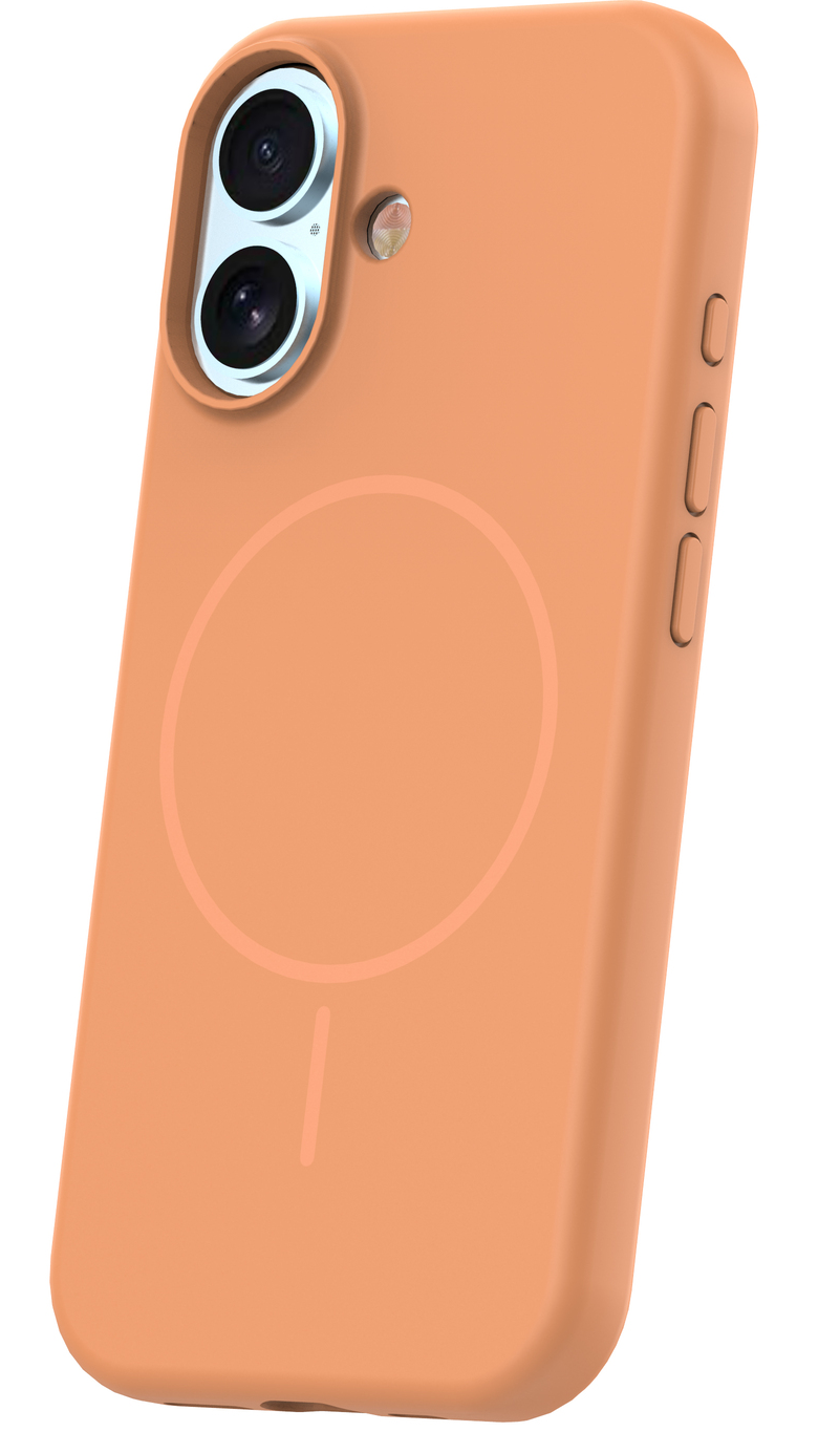 Калъф MagSafe за Apple iPhone 17, OEM, Silicone Thin, Оранжев