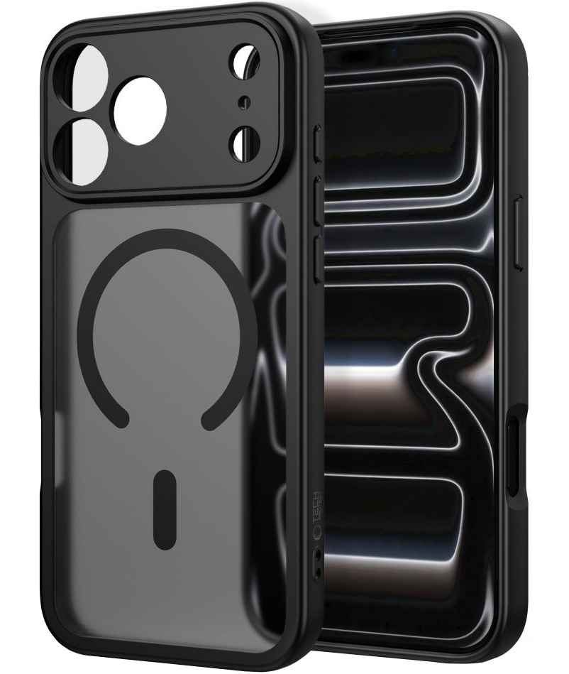 Калъф MagSafe за Apple iPhone 18 Pro / 17 Pro, Tech-Protect, BasicMag, Матиран Черен