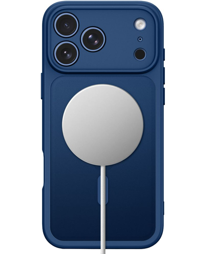 Калъф MagSafe за Apple iPhone 18 Pro Max / 17 Pro Max, Tech-Protect, BasicMag, Матово тъмносиньо
