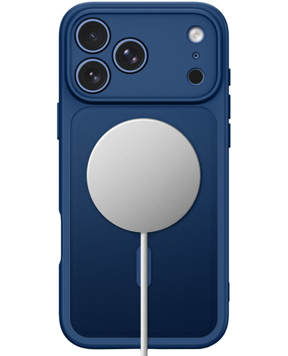 Калъф MagSafe за Apple iPhone 18 Pro / 17 Pro, Tech-Protect, BasicMag, Матово тъмносиньо