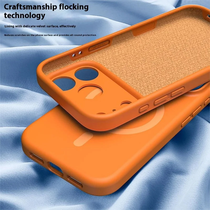 MagSafe Case for Apple iPhone 17 Pro, OEM, Liquid Silicone, Turquoise