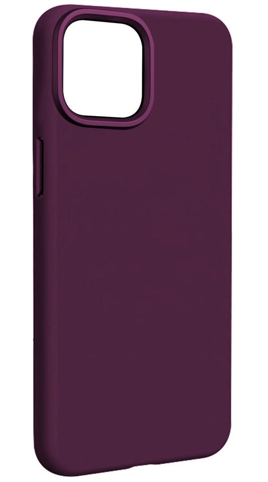 Калъф MagSafe за Apple iPhone 15, Etteri, Silicone Mag, Бордо