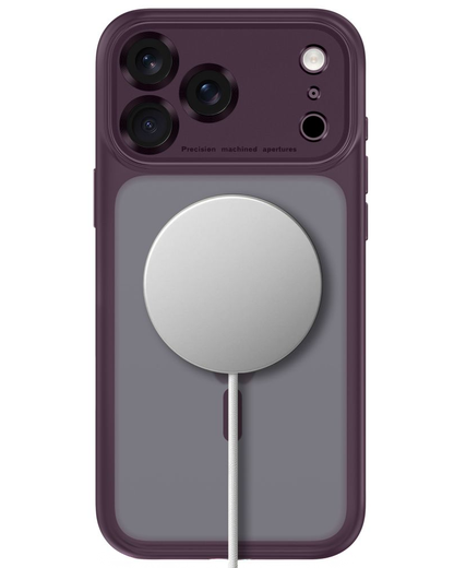 Калъф MagSafe за Apple iPhone 18 Pro Max / 17 Pro Max, Tech-Protect, MagPeak CC, Матово бордо