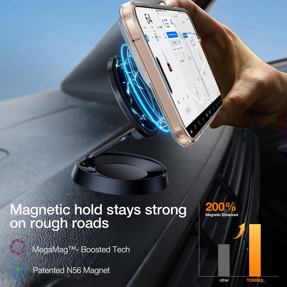 Калъф MagSafe за Apple iPhone 16 Pro, Torras, Pstand, Прозрачен
