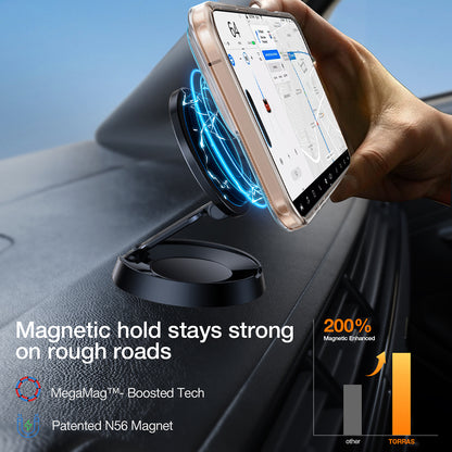 Калъф MagSafe за Apple iPhone 16 Pro, Torras, Pstand, Прозрачен