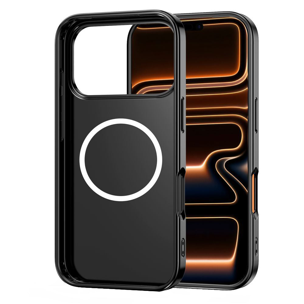 Калъф MagSafe за Apple iPhone 17 Pro Max, Tech-Protect, Lamano Velvet Night, Черен