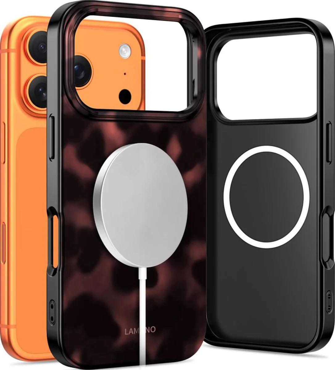 Калъф MagSafe за Apple iPhone 17 Pro, Tech-Protect, Lamano Panther, Черен