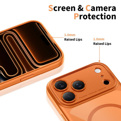 Калъф MagSafe за Apple iPhone 17 Pro, Tech-Protect, MagPeak, Оранжев