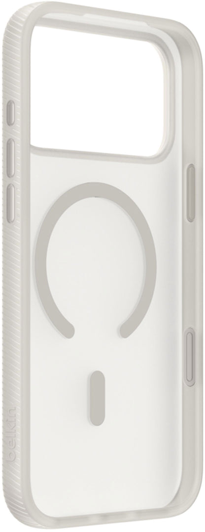 Калъф MagSafe за Apple iPhone 17 Pro Max, Belkin, SheerForce Grip, Бежов MSA036hqSA
