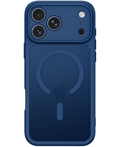 Калъф MagSafe за Apple iPhone 18 Pro Max / 17 Pro Max, Tech-Protect, BasicMag, Матово тъмносиньо