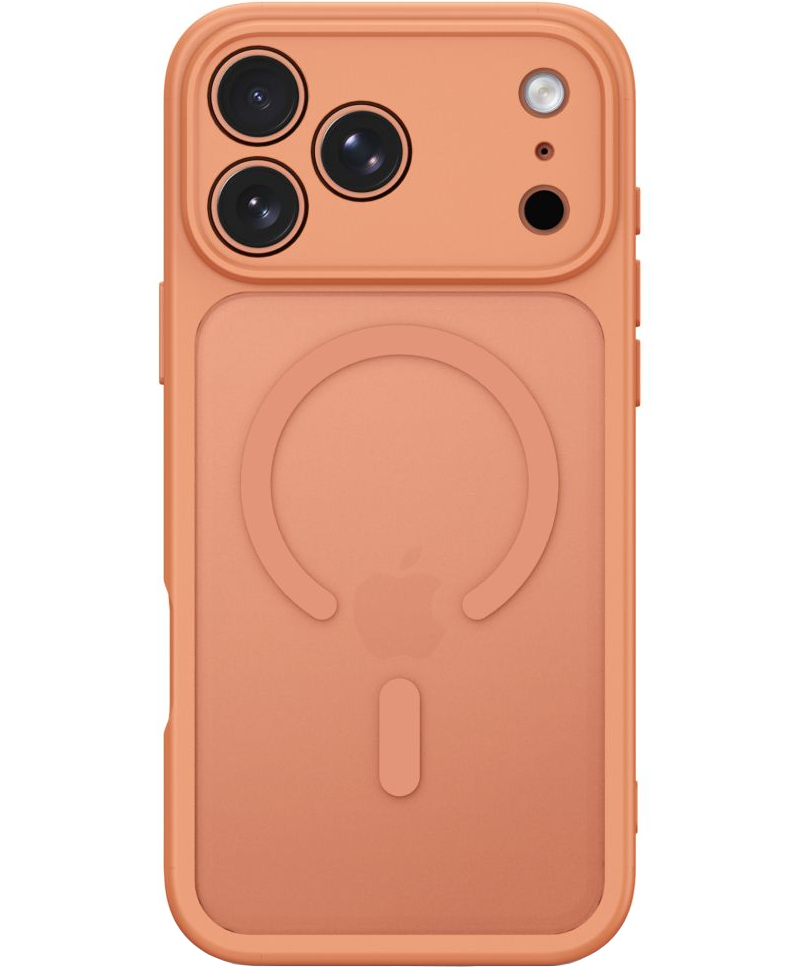 Калъф MagSafe за Apple iPhone 18 Pro / 17 Pro, Tech-Protect, BasicMag, Матиран оранжев