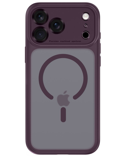 Калъф MagSafe за Apple iPhone 18 Pro Max / 17 Pro Max, Tech-Protect, MagPeak CC, Матово бордо