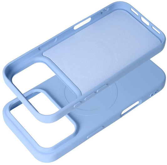 Калъф MagSafe за Apple iPhone 18 Pro Max / 17 Pro Max, OEM, Silicone Mag (Big Hole), синьо