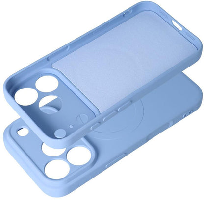 Калъф MagSafe за Apple iPhone 18 Pro Max / 17 Pro Max, OEM, Silicone Mag, синьо