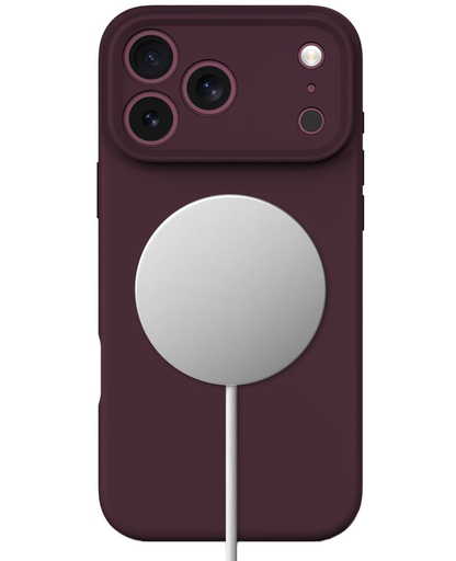 Калъф MagSafe за Apple iPhone 18 Pro / 17 Pro, Tech-Protect, силиконов, цвят бордо