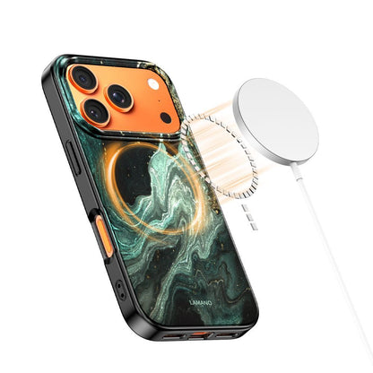 Калъф MagSafe за Apple iPhone 17 Pro Max, Tech-Protect, Lamano Aura, Зелен