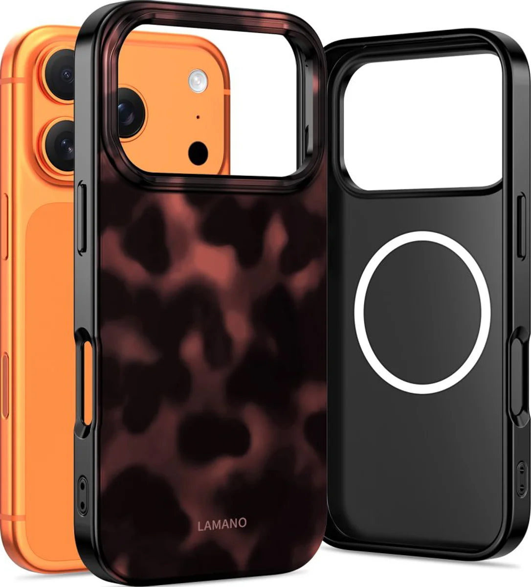 Калъф MagSafe за Apple iPhone 17 Pro, Tech-Protect, Lamano Panther, Черен