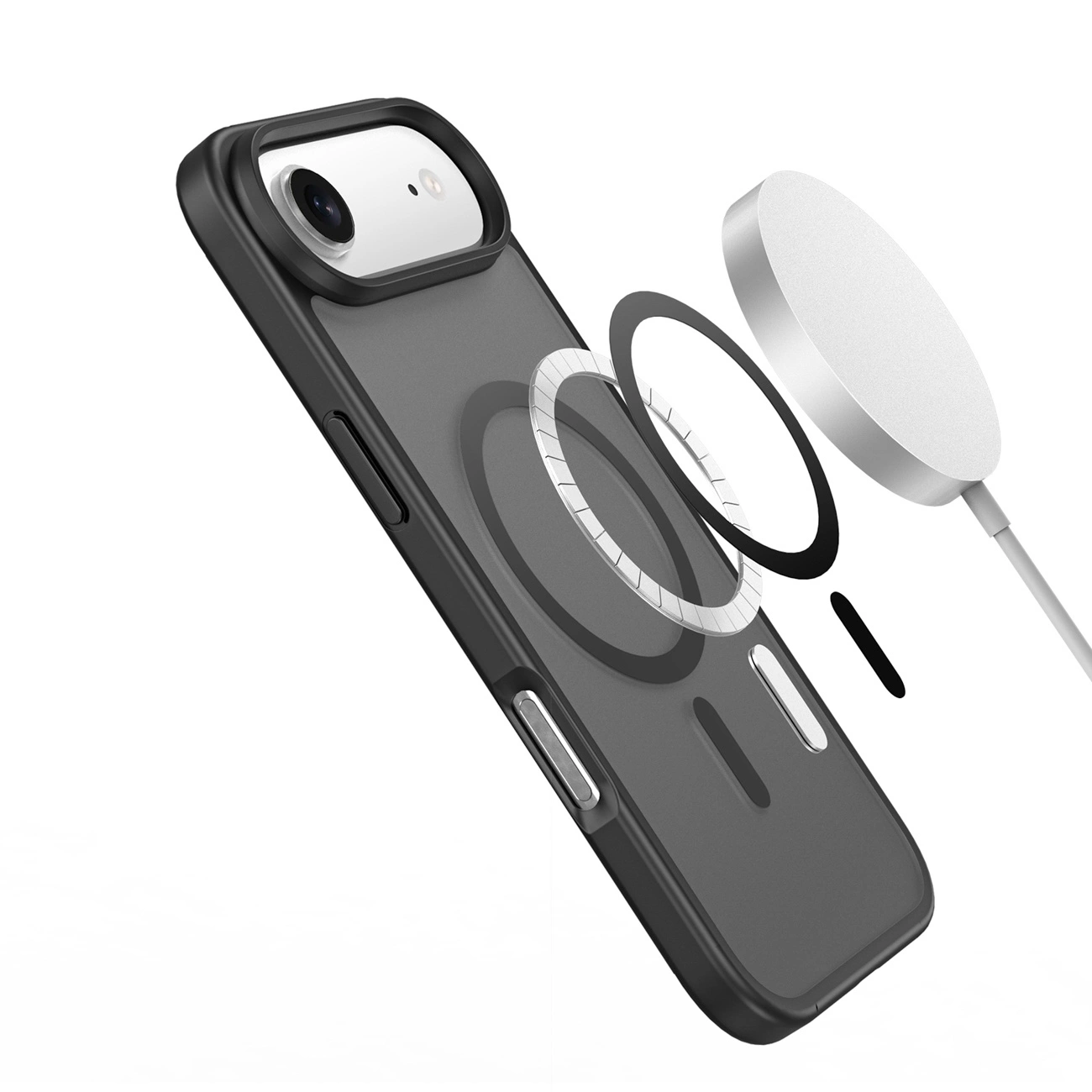 Калъф MagSafe за Apple iPhone 17 Air, DUX DUCIS, Yind, Черен
